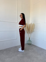 BORDOVÝ CROP TOP DREAMY