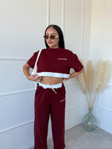 BORDOVÝ CROP TOP DREAMY