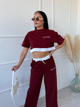 BORDOVÝ CROP TOP DREAMY