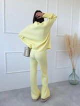 ŽLTÉ ÚPLETOVÉ NOHAVICE LAMELIA