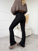 ČIERNE ZATEPLENÉ ROZŠÍRENÉ LEGÍNY ARISS