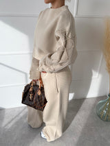 BÉŽOVÁ MIKINA ELSSI