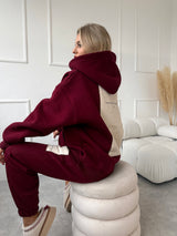 BORDOVÁ MIKINA FENSI