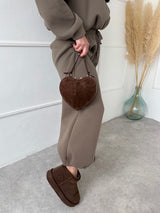 KHAKI TEPLÁKOVÉ NOHAVICE FELISS