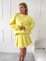 ŽLTÁ TEPLÁKOVÁ SUKŇA ALLEYA