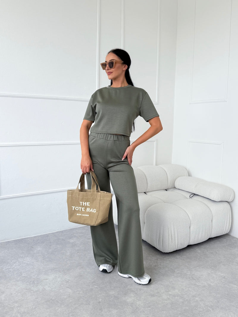 KHAKI CROPTOP AMARIN