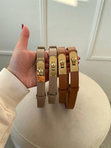 HNEDÝ KOŽENÝ RASTÚCI OPASOK MANORA