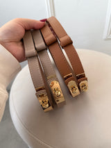 HNEDÝ KOŽENÝ RASTÚCI OPASOK MANORA