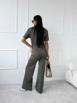 KHAKI CROPTOP AMARIN