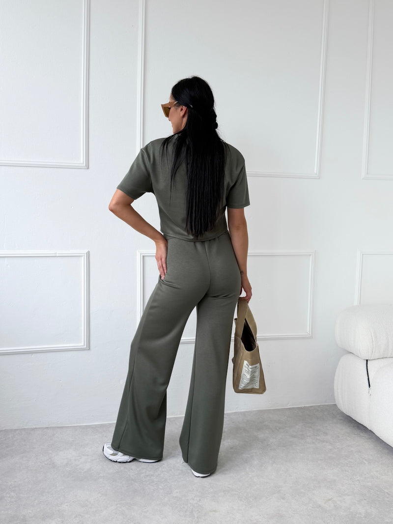 KHAKI CROPTOP AMARIN