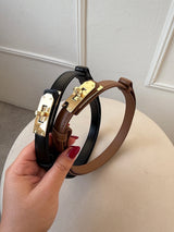 HNEDÝ KOŽENÝ RASTÚCI OPASOK VELORIA