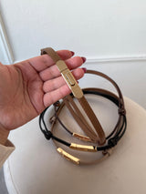 BLEDOHNEDÝ KOŽENÝ RASTÚCI OPASOK COLLIN