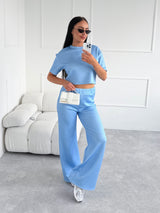 MODRÝ CROPTOP VERNA