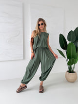 KHAKI TOP RUMMA