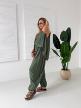 KHAKI TOP RUMMA