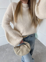 KRÉMOVÝ SVETER LORIA