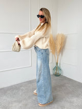 KRÉMOVÝ SVETER LORIA