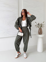 KHAKI NOHAVICE AVIOSA