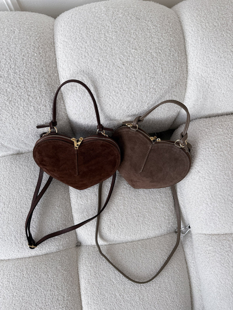 HNEDÁ KOŽENÁ KABELKA HEARTH