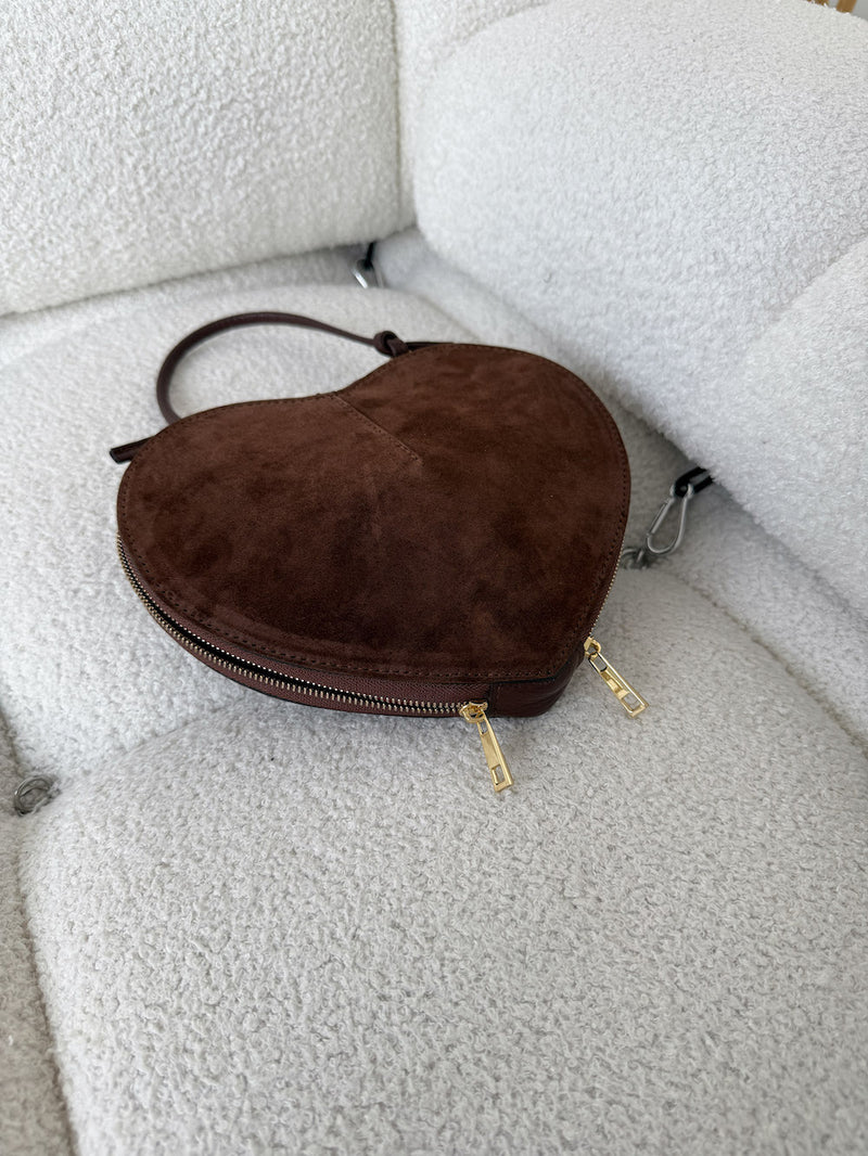 HNEDÁ KOŽENÁ KABELKA HEARTH