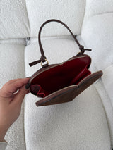 HNEDÁ KOŽENÁ KABELKA HEARTH