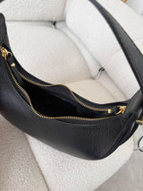 ČIERNA KOŽENÁ KABELKA LAVENI