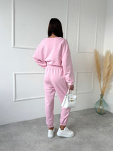 RUŽOVÁ BAVLNENÁ MIKINA SIYA