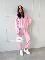 RUŽOVÁ BAVLNENÁ MIKINA SIYA