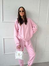 RUŽOVÁ BAVLNENÁ MIKINA SIYA