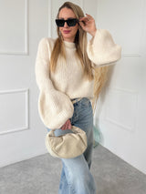 KRÉMOVÝ SVETER LORIA