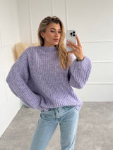 FIALOVÝ SVETER CARMEN