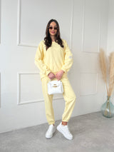 ŽLTÁ BAVLNENÁ MIKINA SIYA