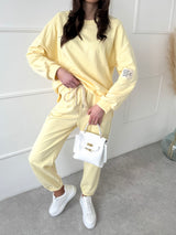 ŽLTÁ BAVLNENÁ MIKINA SIYA