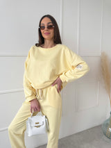 ŽLTÁ BAVLNENÁ MIKINA SIYA