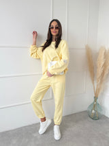 ŽLTÁ BAVLNENÁ MIKINA SIYA