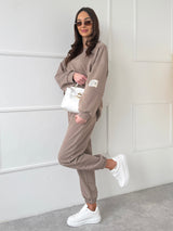 HNEDÁ BAVLNENÁ MIKINA SIYA