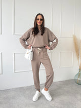 HNEDÁ BAVLNENÁ MIKINA SIYA