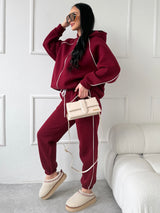 BORDOVÉ TEPLÁKOVÉ NOHAVICE SAVELLA