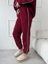 BORDOVÉ TEPLÁKOVÉ NOHAVICE SAVELLA