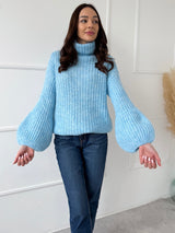 MODRÝ SVETER VELORRA