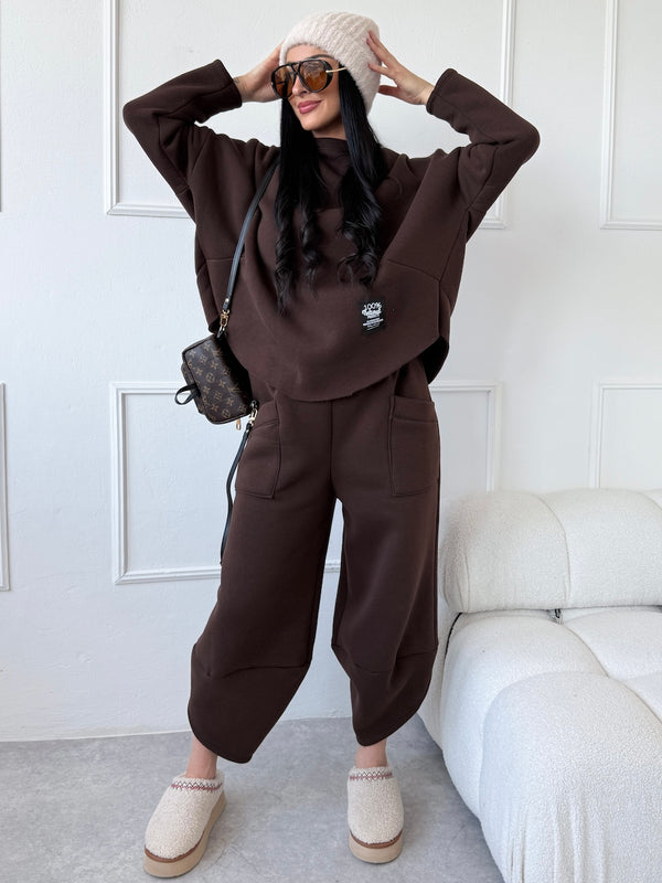 HNEDÉ TEPLÁKOVÉ NOHAVICE MARSIA