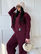 BORDOVÁ MIKINA MARSIA