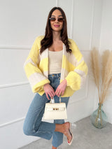 KRÉMOVO-ŽLTÝ KARDIGÁN NANNY