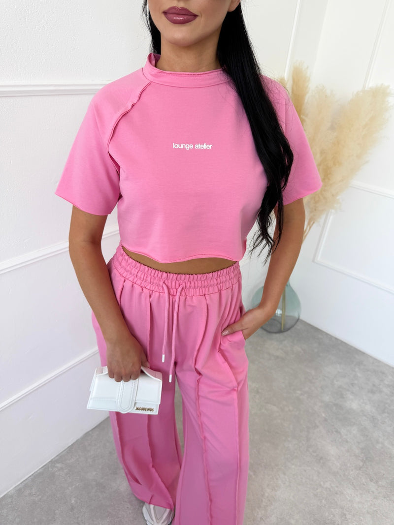 RUŽOVÝ CROP TOP AMORA