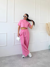 RUŽOVÝ CROP TOP AMORA