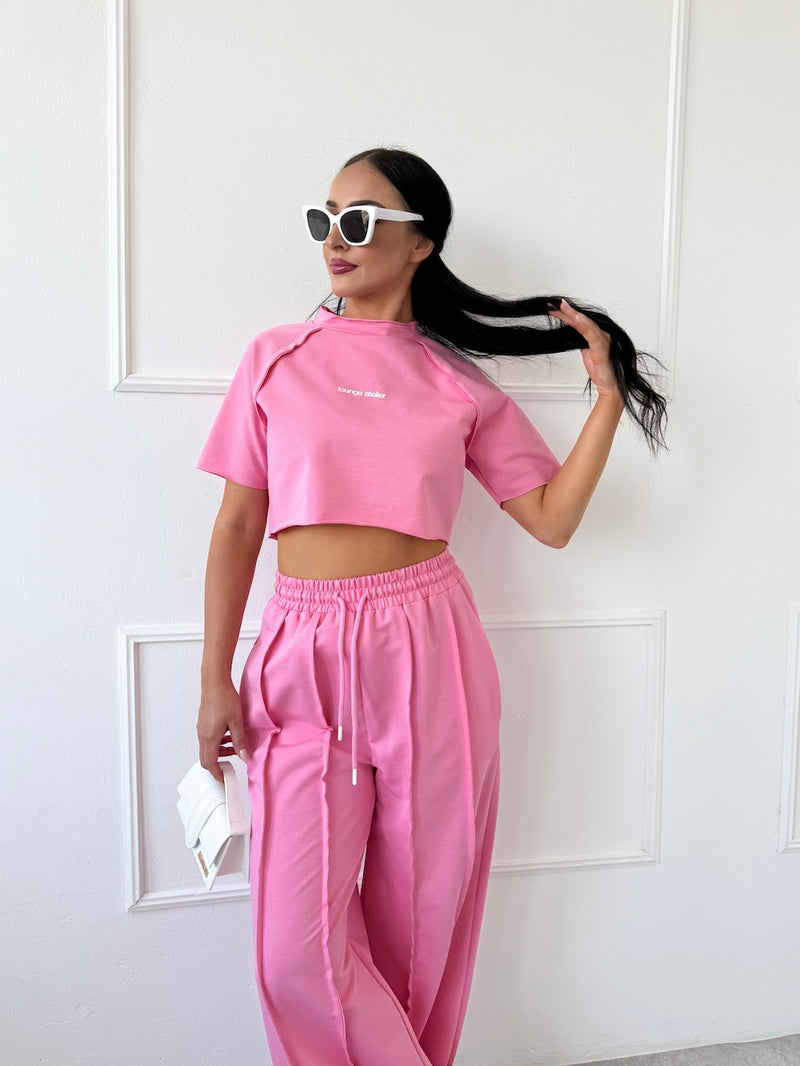 RUŽOVÝ CROP TOP AMORA