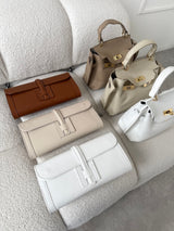 BIELA KOŽENÁ KABELKA HONEY