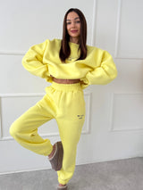 ŽLTÉ TEPLÁKOVÉ NOHAVICE SELF LOVE