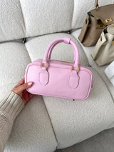 RUŽOVÁ KOŽENÁ KABELKA DARLA