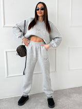 SIVÉ TEPLÁKOVÉ NOHAVICE SELF LOVE